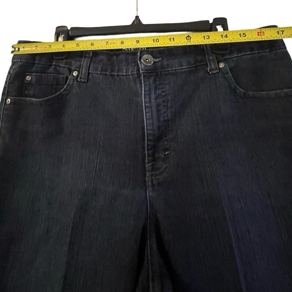 Style & Co Tummy Control Dark Wash Jeans Size 16 EUC - Picture 5 of 10